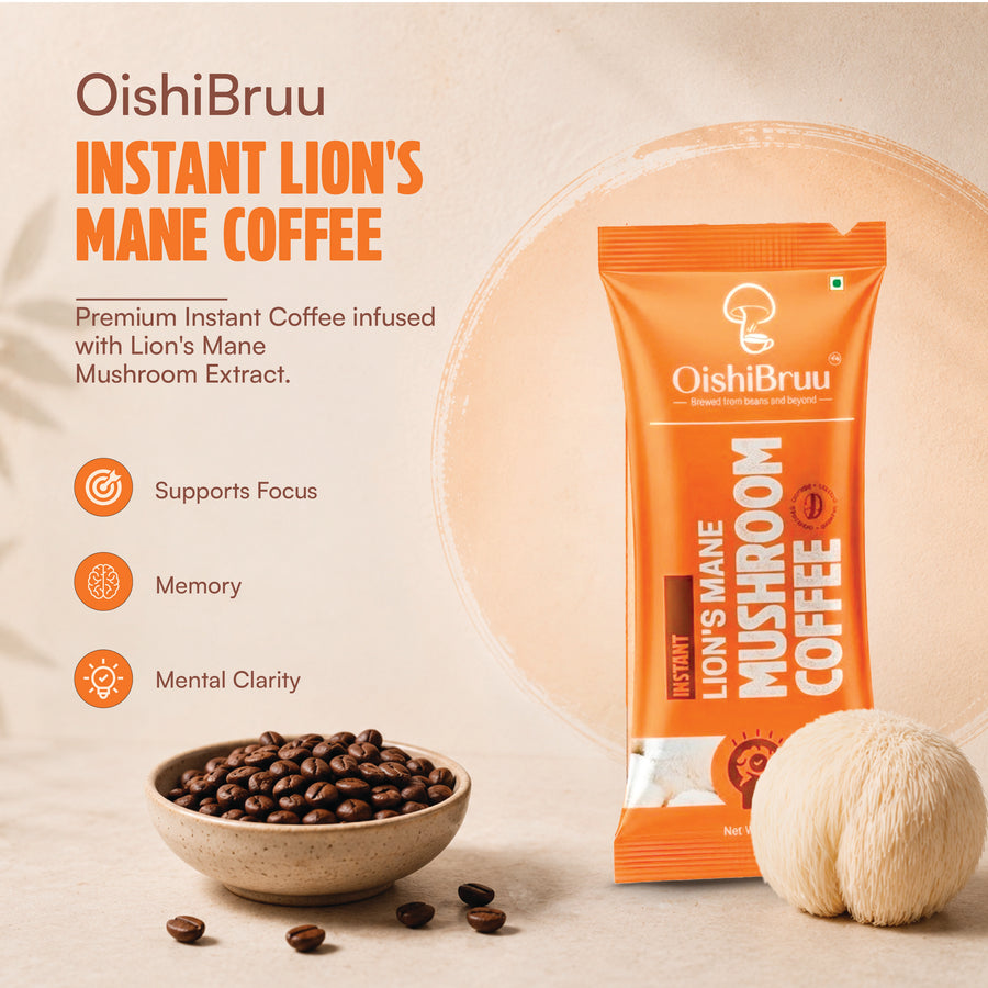 Instant Lion's Mane Mushroom Coffee