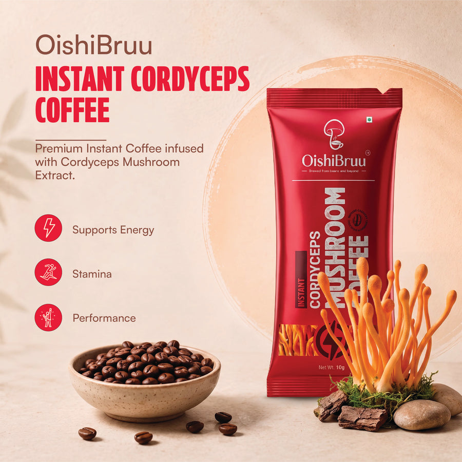 Instant Cordyceps Mushroom Coffee