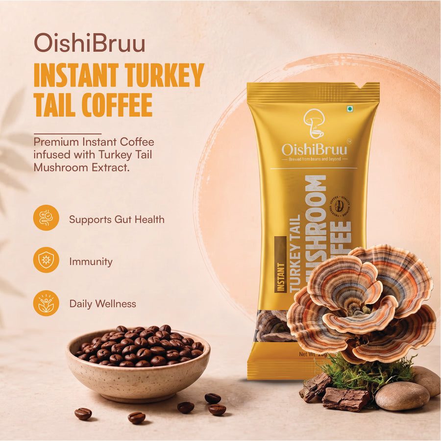 Instant Turkey Tail Mushroom Coffee