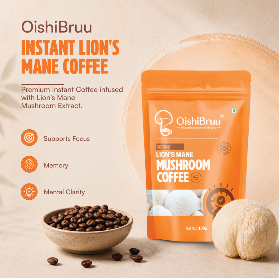 Instant Lion's Mane Mushroom Coffee