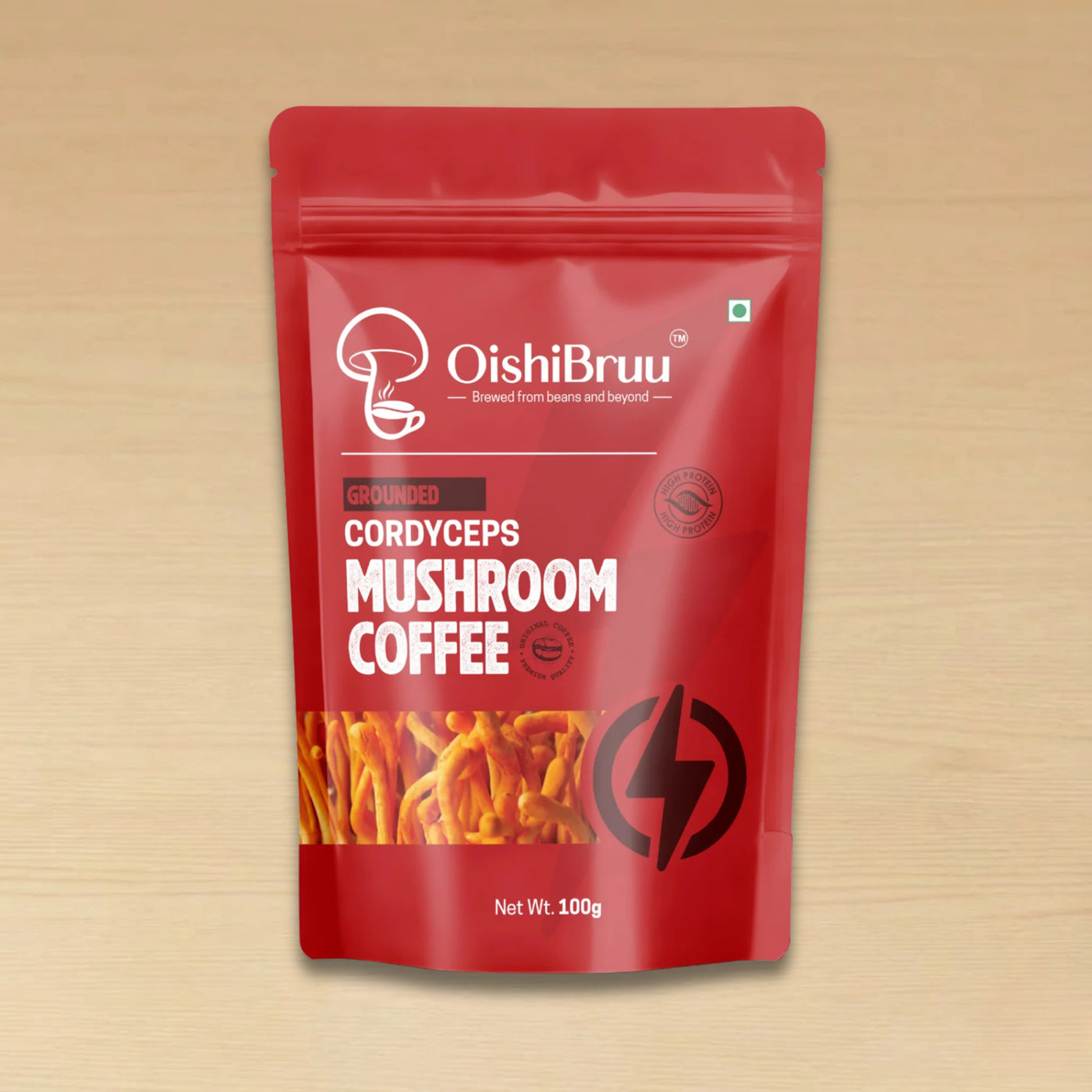 Grounded Cordyceps Mushroom Coffee